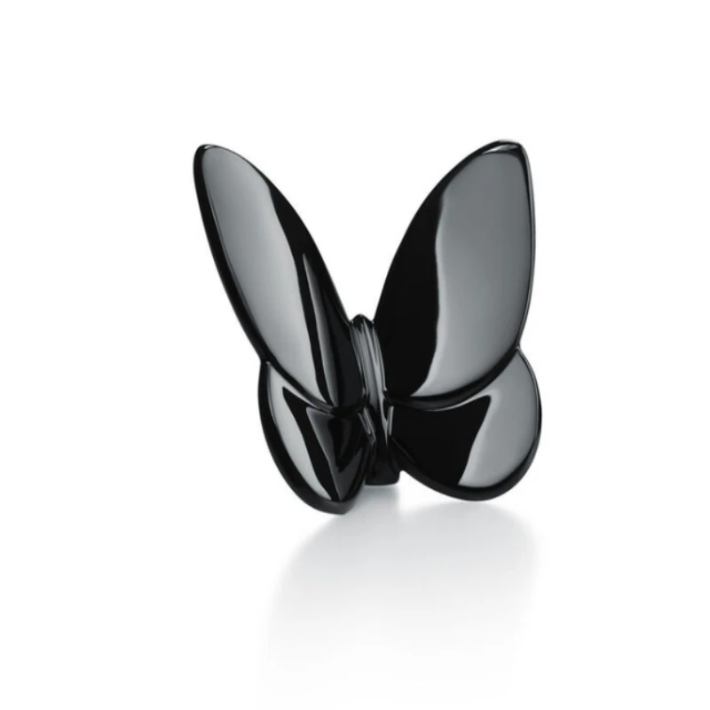 2021 Butterfly Wings Fluttering Glass Crystal Papillon Lucky Butterfly Glints Vibrantly with Bright Color Ornaments Home Decore 