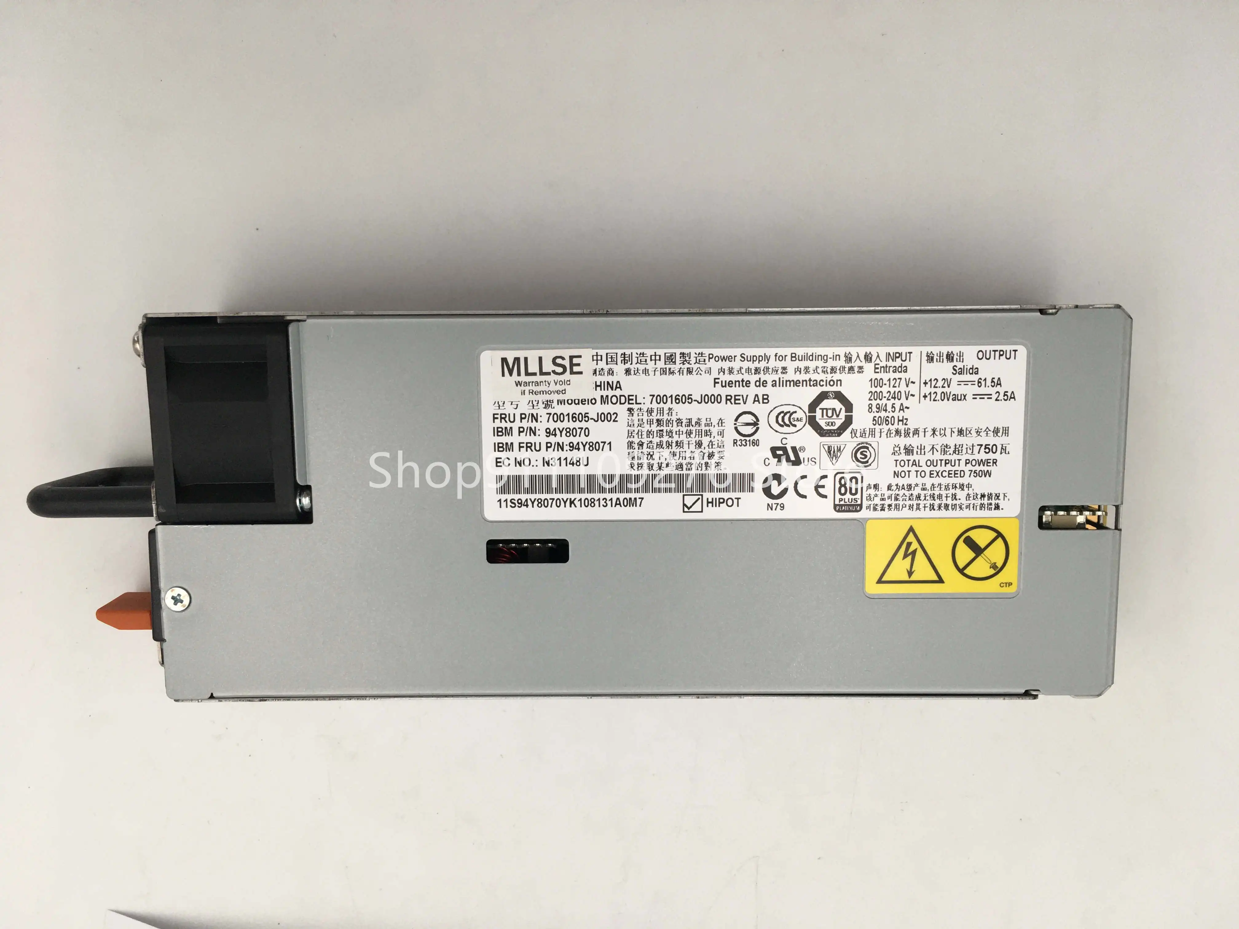 

Блок питания для IBM X3650 M4 X3550 M4 7001605-J000 7001605-J002 94Y8070 94Y8071 MAX 750W