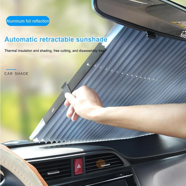 Dash Designs The Shade Retractable Car Window Sunshade