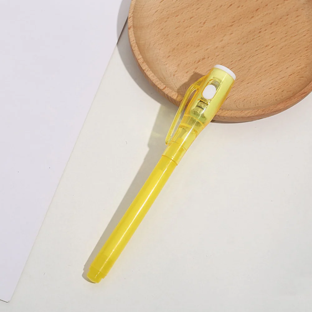 

16Pcs Pen for Fake Cash Invisible Ink Pen LED Light Pen Reusable Detection Pen Cash Detect Tool