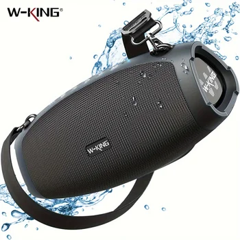W-KING 70W Waterproof Portable Loud Bluetooth Speaker, Wireless Outdoor Boombox SubwooferTriple Passive Radiators-Deep Bass 1