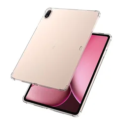 Enhanced Tablet Case with Thickened Soft Airbag Corners - Clear TPU Protective Cover (13.2 inch) for OPPO Pad4 Pro 13.2 (Clear)
