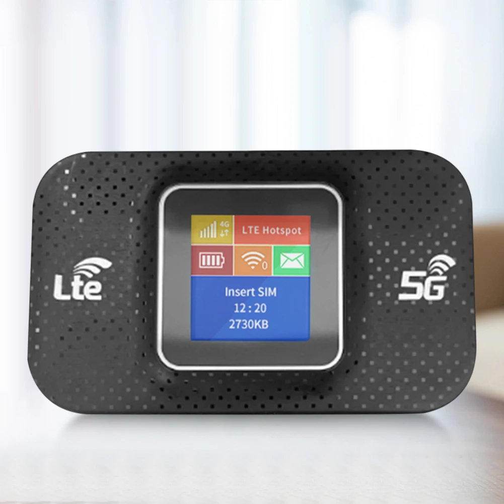 Portable 4G LTE WiFi Router and Mobile Hotspot with SIM Slot and Repeater Functionality