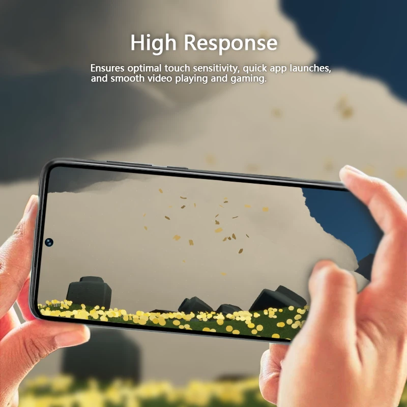 Premium Tempered Glass Screen Protector - 2 Pack for Enhanced Fingerprint Unlocking