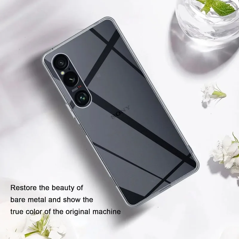 Ultra Thin Clear Soft TPU Phone Case - Transparent Silicone Back Cover Coque