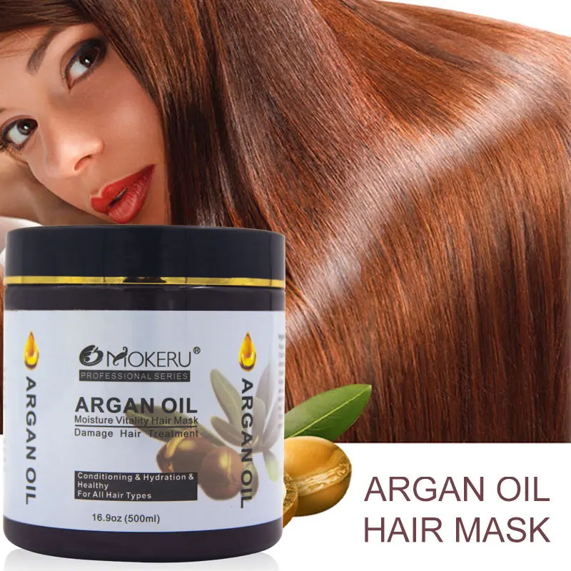 

New Repair Damage Argan Oil Hair Mask Hair Shampoo Keratin Hair Scalp Treatment Disposable No Steaming Spa Repairing