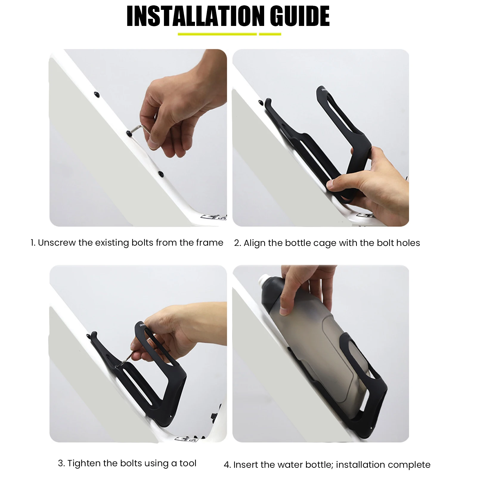 1/2Pcs Bicycle Aerodynamic Water Bottle Set 600ml Lightweight l MTB Road Bike Cycling Water Kettle Squeeze to Drink Design