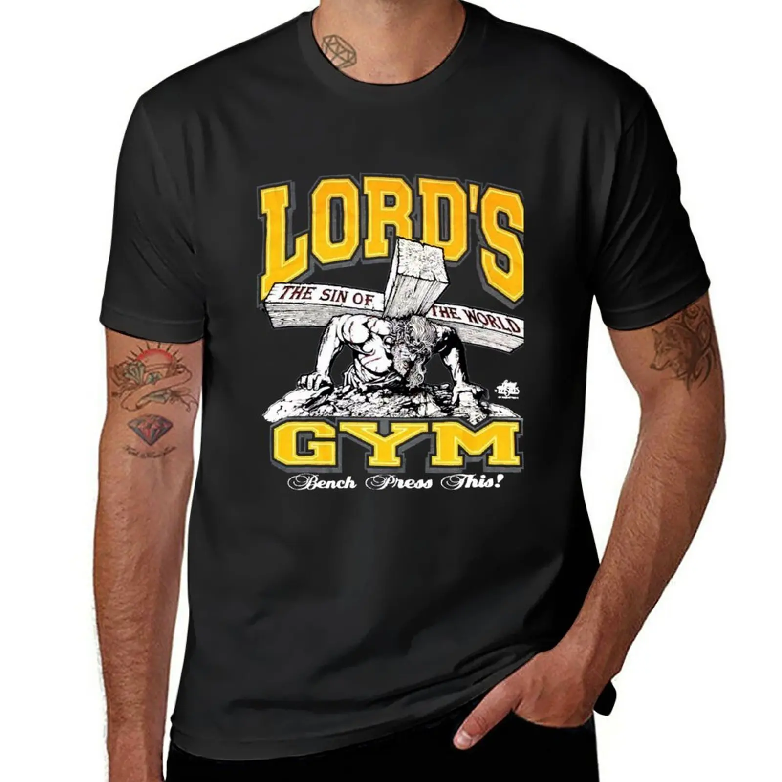 New New Lord's Gym His Pain Your Gain Rl9 T-Shirt T-Shirt T-Shirt t shirt man boys t shirts korean fashion mens clothes