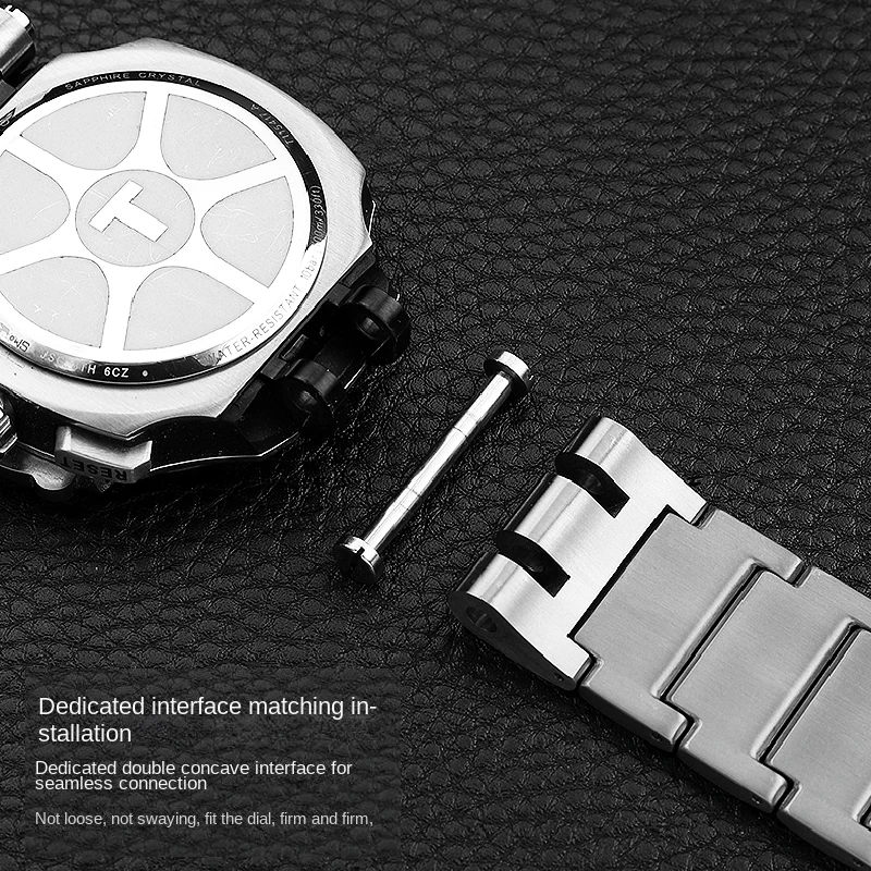Corrente de Relógio Tissot Racing T115 Series Strap T115.417 Series Moto gp Titânio Liga de Alumínio Pulseira de 22 mm - Image 4