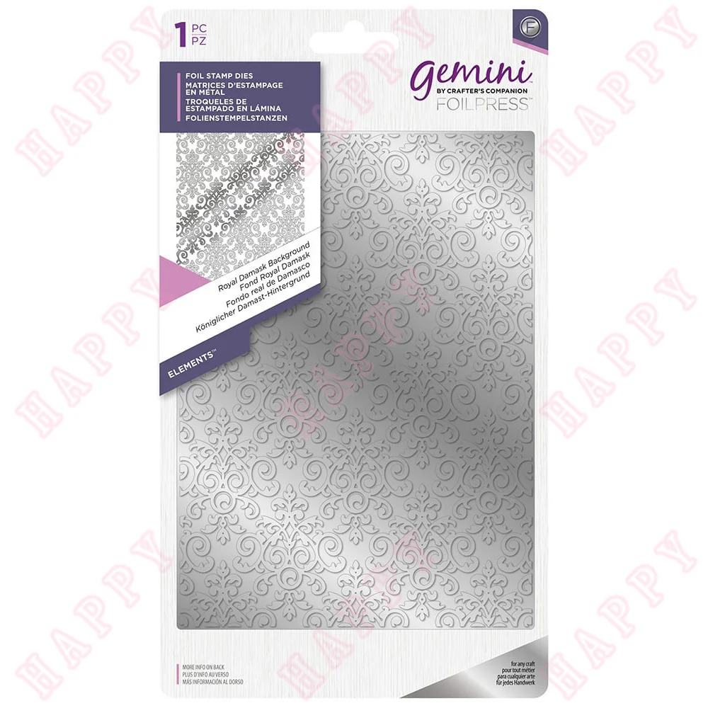 

Metal Cutting Hot Foil Royal Damask DIY Scrapbooking Paper Craft Diary Decoration Greeting Card Handmade Embossing New Product
