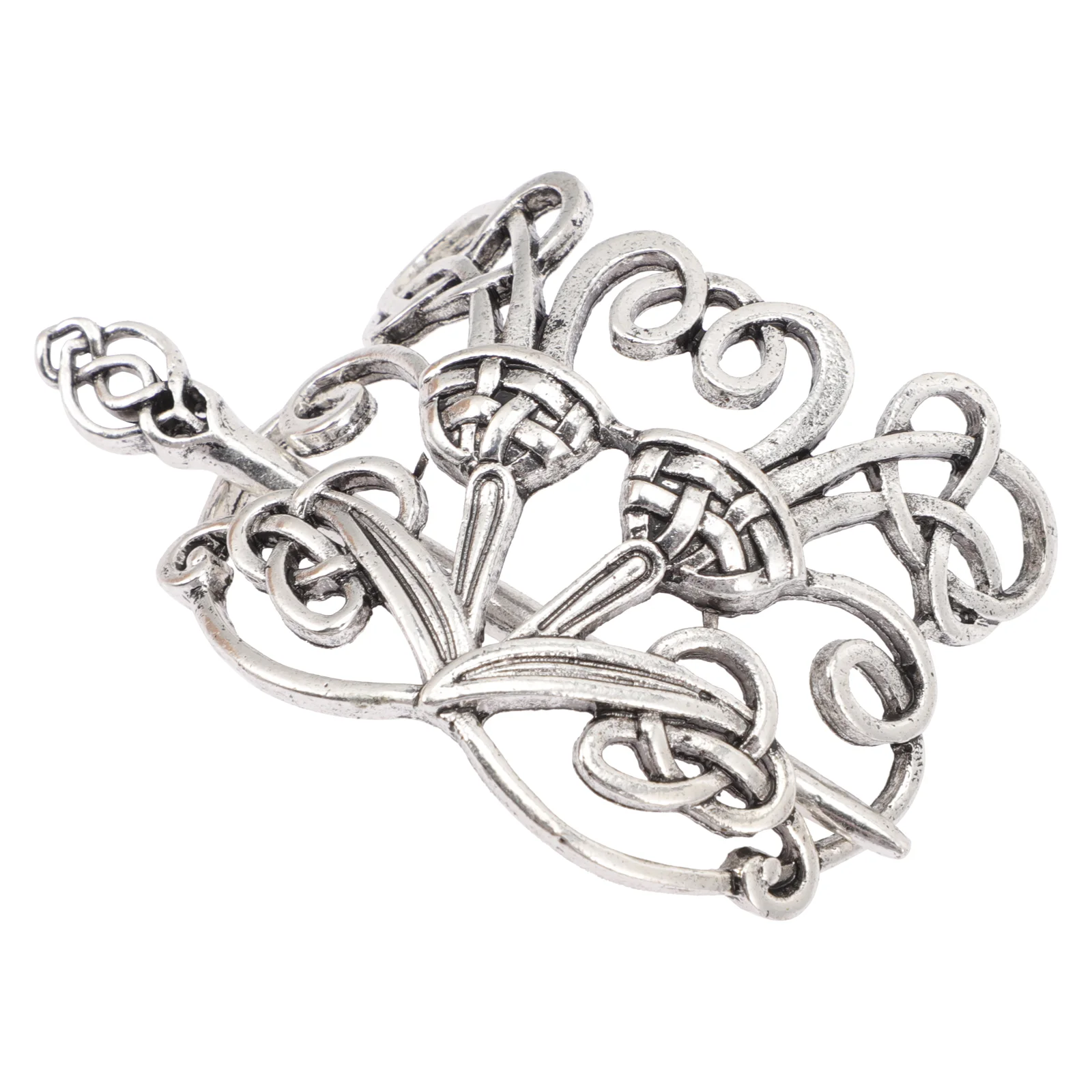 

Alloy Vintage Viking Hairpins Miss Accessories for Girls Barrette Metal Knot Clip