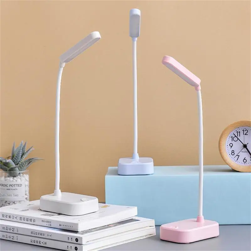 

Led Desk Lamp Three Gears Bedroom Reading Eye Protection Battery Powered Desktop Table Top Lanterns Book Lights Adjustable Study