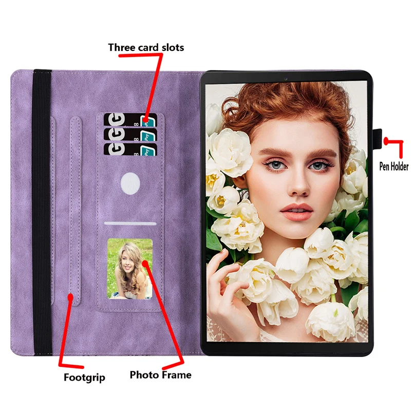 Tablet Case Cover for Samsung Galaxy Tab A7 Lite 8.7 Tab A/A6 8.0 10.1 A8 X200 Case A7 S6 Lite S2 S7 11&lsquo;&rsquo; Tablet Shell+pen