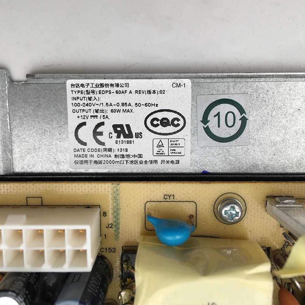 para a Fonte de Alimentação 60w Max 3410328-02 12v 5a 50-60hz do Interruptor de Cisco Edps60af a - Imagem 5