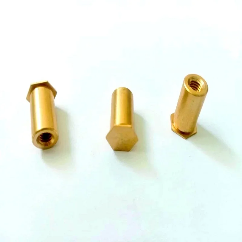 Description Picture 2 of itemBrass blind hole press rivet nut column chassis sheet metal rivet nut BSOC-M3-5 6 7 8 9 10 12 18