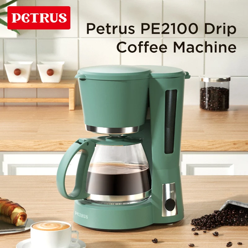 PetrusDripCoffeeMakerHouseholdCoffeeMachineWithGlassPotWarm
