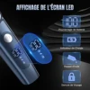 Professional Electric Hair Clipper Men Cordless Hair Trimmer Rechargeable LED Display IPX7 Adjustable Speed Hair Cutting Machine 5