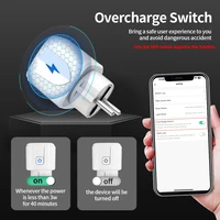 TNCE Tuya Wifi Plug 20A Smart Socket EU Power Monitor Remote Control switch Smart Life APP Works with Alexa Googl Home Alice - Image 3