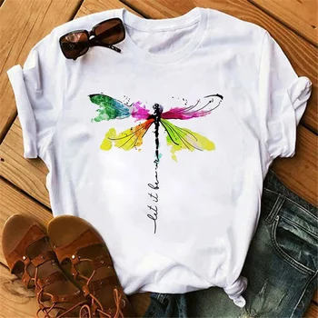 Gothic Dragonfly Tree Graphic Tee 5