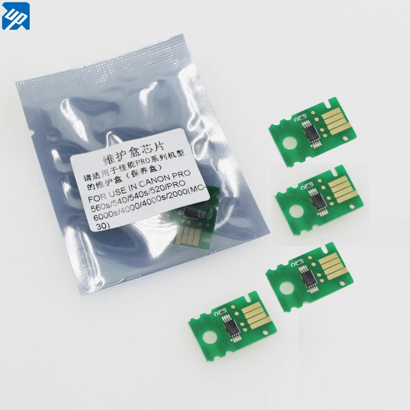 MC-30 Maintenance cartridge chip For Canon PRO-520 PRO-521 GP-520 GP-540 TX-5200 TX-5210 TX-5300 TX-5310 TX-5400 printer
