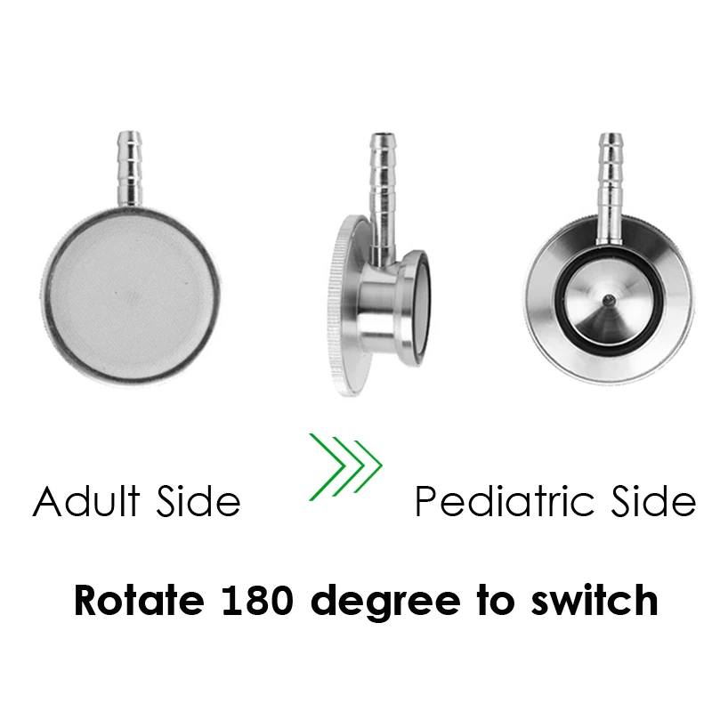 Medical Stethoscope Portable Dual Head Stethoscope Doctor Cute Estetoscopio Professional Cardiology Medical Equipment Device for Student Vet Nurse dual head stethoscope