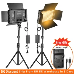 Nagnahz U800 LED Photo Studio Light for Tiktok Youbute Game Live Video Lighting Portable Video Recording Photography Panel Lamp