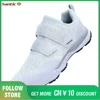 Santic Cycling Shoes Multi-purpose Running SPD Indoor Leisure Shoes Rubber Sole Hook Loop Design 3D Mesh Fabric Sneakers Unisex 1