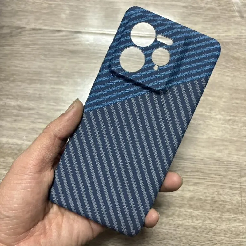 Stylish Carbon Fiber Texture Shockproof Bumper Case
