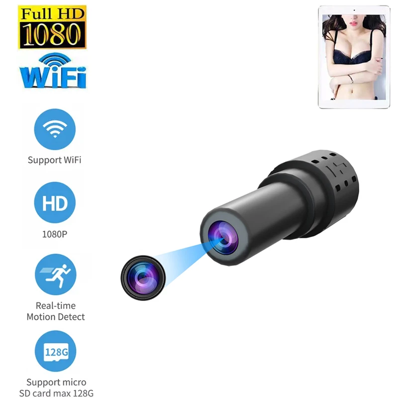 Mini Camera HD 1080P WiFi Surveillance Cameras Video Secret Audio Voice Recorder Remote Control Motion Sensor Videcam Espia |