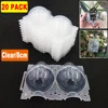 20Pcs 8cm Plant Root Ball Visible Root Graft Growing Box Breeding Case Plant Root Device Layer Pod High Pressure Ball for Garden 1