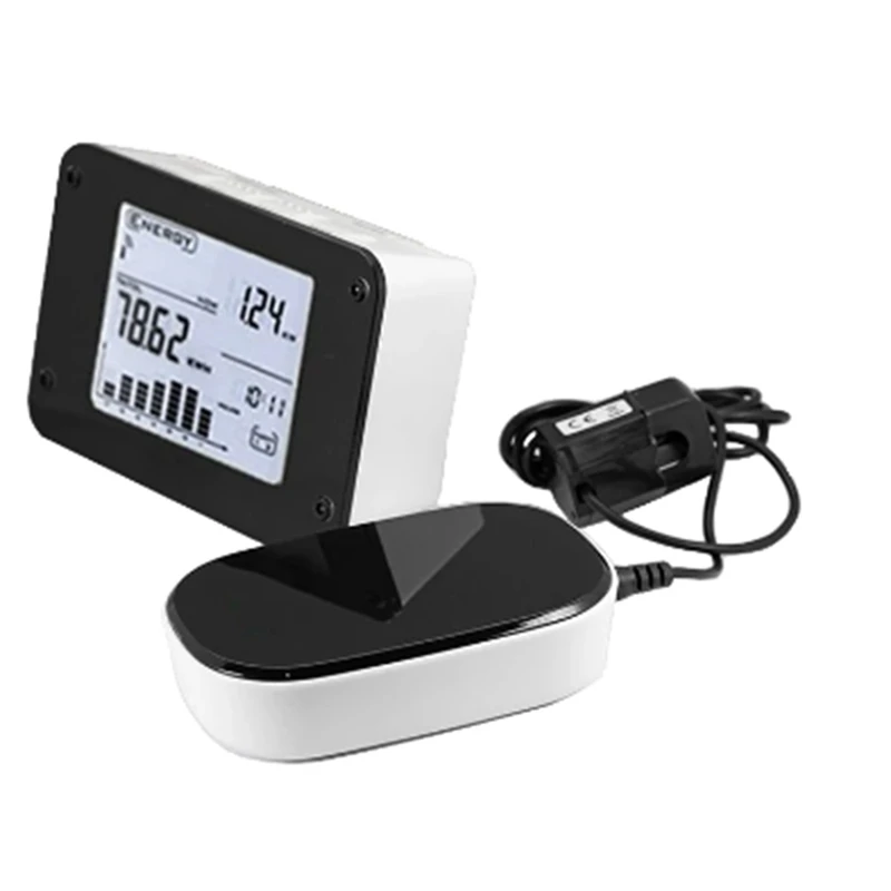 

Wireless Electricity Monitor To Track Energy Usage In Real Time For Single Or Three Phase Power Meter White+Black