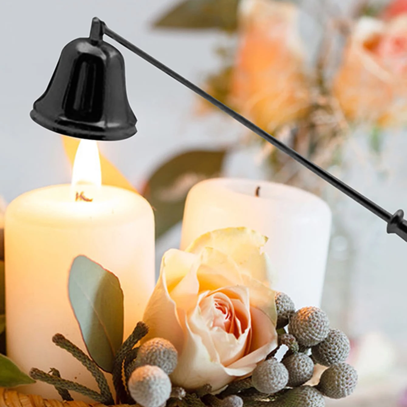 Bell-shaped candle extinguisher 1PC candle damper,candle snuffer