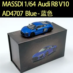 MASSDI Alloy 1/64 Audi R8 V10 Coupe Diecast Collectible Car Model (AUDI R8 V10 - AD4707)