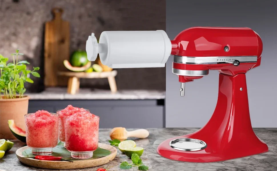 Description Picture 3 of itemIce Shaver Attachment for KitchenAid Stand Mixer,Kitchen Aid Attachment for Mixer,Ice Shaver Attachment,High Production Shaveice