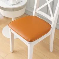 40x43cm PU Leather Chair Cushion Waterproof Non-slip Thickened Home Dining Table Chair Mat Restaurant Bar Hotel Office Seat Pad 1