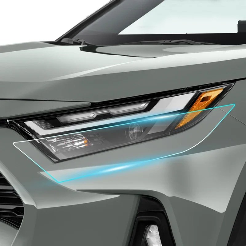 

PFCC Precut Paint Protection Clear Film for Toyota RAV4 Hybrid XA50 2019-2024 Front Headlight Rearview PPF TPU Transparent