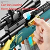 DIY Sniper Rifle Soft Bullets with Scope Manual Shell Ejection Toy Gun Outdoor Cs Game Prop Toy for Adult Boys Birthday Gift 2