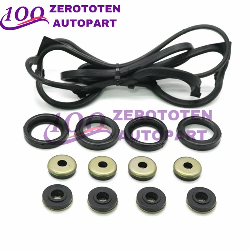 12341-PR3-000 12342-PT2-000 90041-P72-J00 New Valve Cover Gasket Kit for Acura Integra Honda Civic Del Sol 1.6 1.8L 12341PR3000