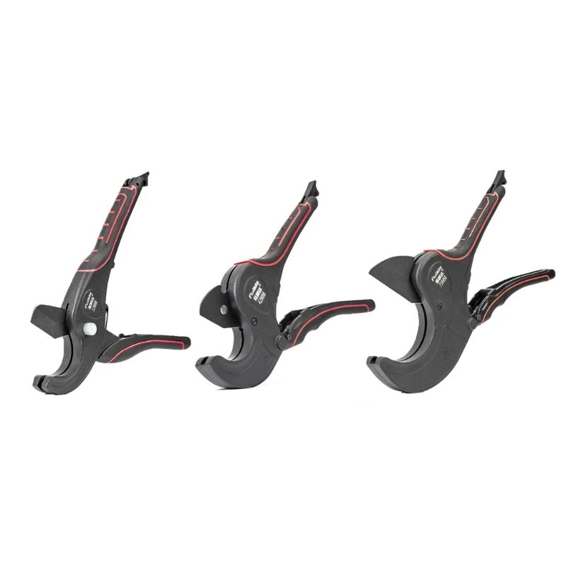

PVC Pipe Cutter for PEX PVC Plastic Hose Ratcheting Pipe Cutter Tool for Home