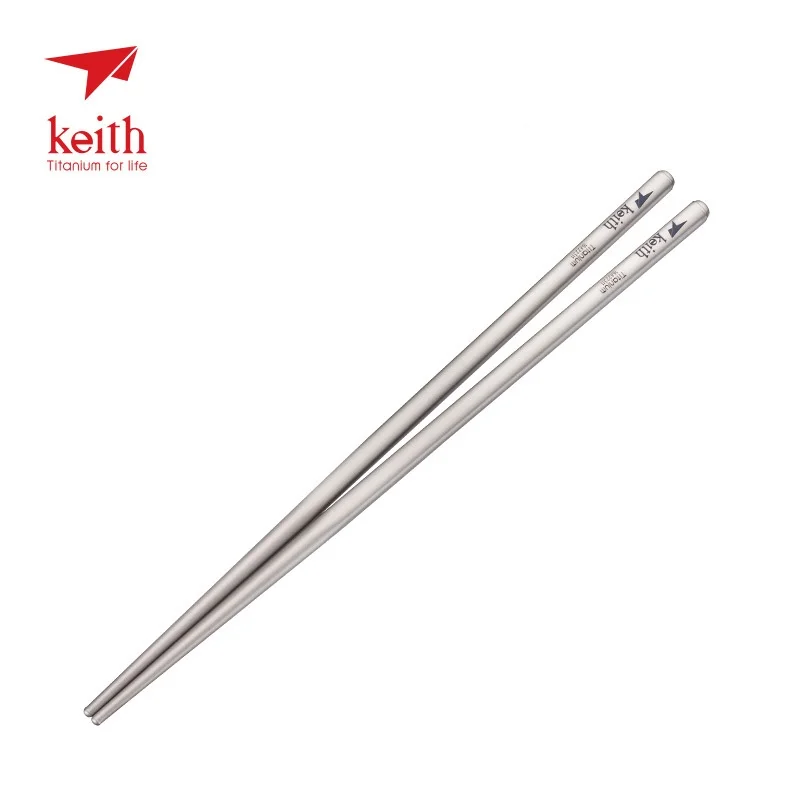 

Кит уличные чистые Титановые палочки для еды, противоударные Твердые квадратные палочки для еды, портативные Нескользящие палочки для еды для кемпинга и пикника