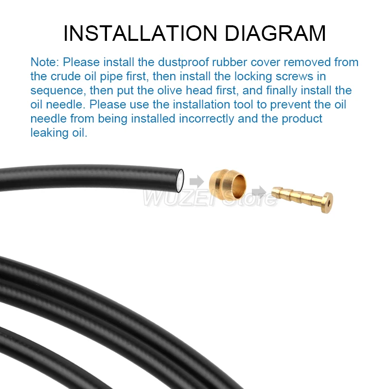 Hydraulic Disc Brake Cable 3M BH59 BH90 For Shimano DEORE XT SLX XTR Series Brakes MT200 M395 M375 Bicycle Brake Hose Olive Set mountain bicycle disc brake,bicycle disc brake,mountain bike disc brake,bicycle brake cable,bicycle brake olives