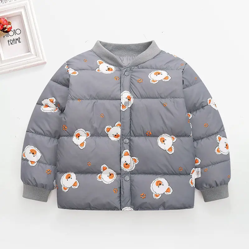 Autumn and Winter Children's Down Padded Jacket Boys and Girls Jackets 9 Months To Three Years Old Baby Winter Clothes