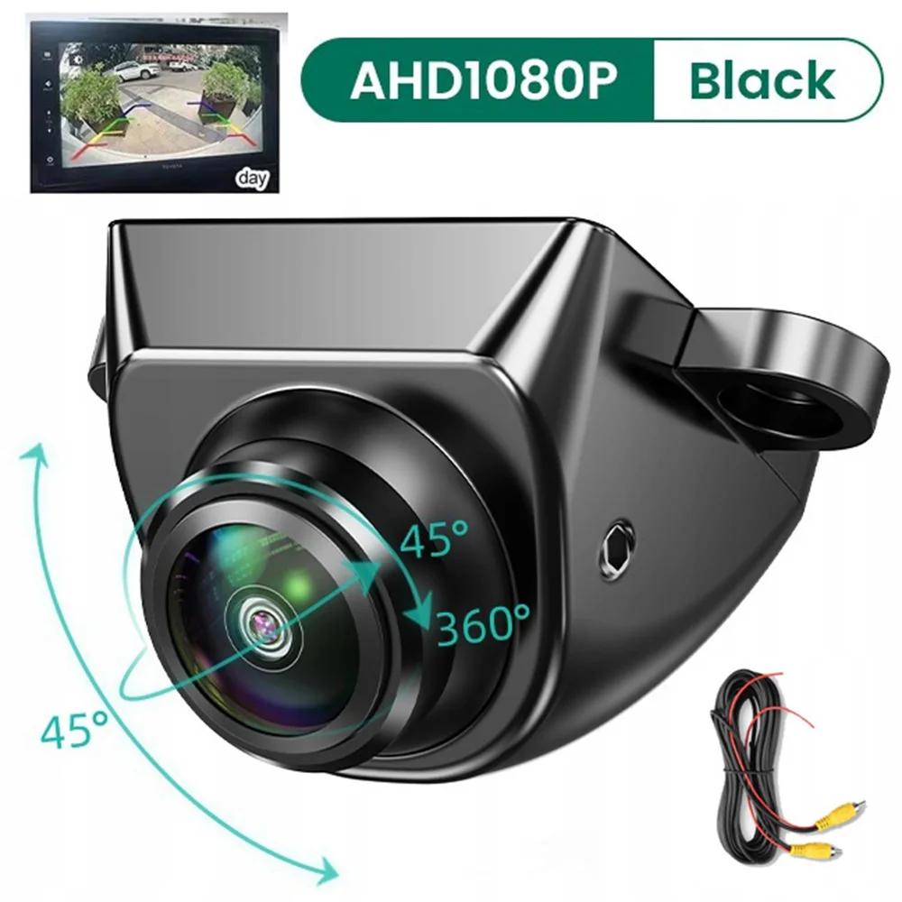 Neue Auto-Rückfahrkamera CVBS AHD 1080P Full HD Rückfahrkamera 170° ° Weitwinkel-Nachtsicht-Fischaugen-Objektiv Rückfahrkamera für Autos