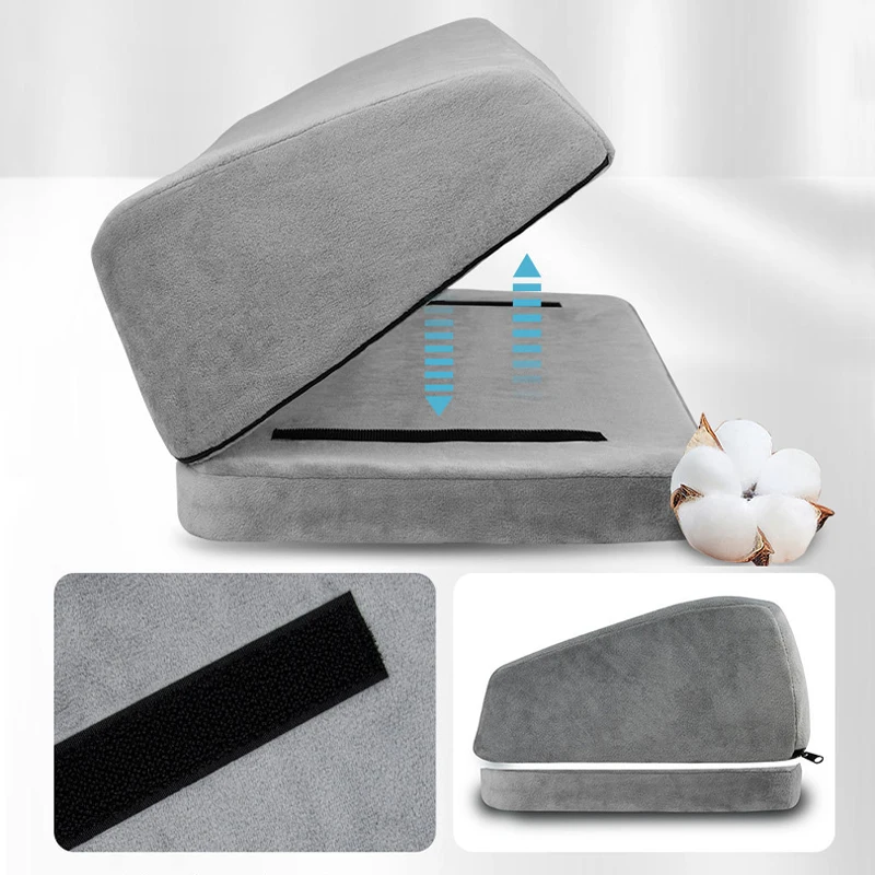 New Ergonomic Feet Pillow Relaxing Cushion Office Desk Accessories with Memory Foam Foot Rest for Under Desk At Work Adjustable 3