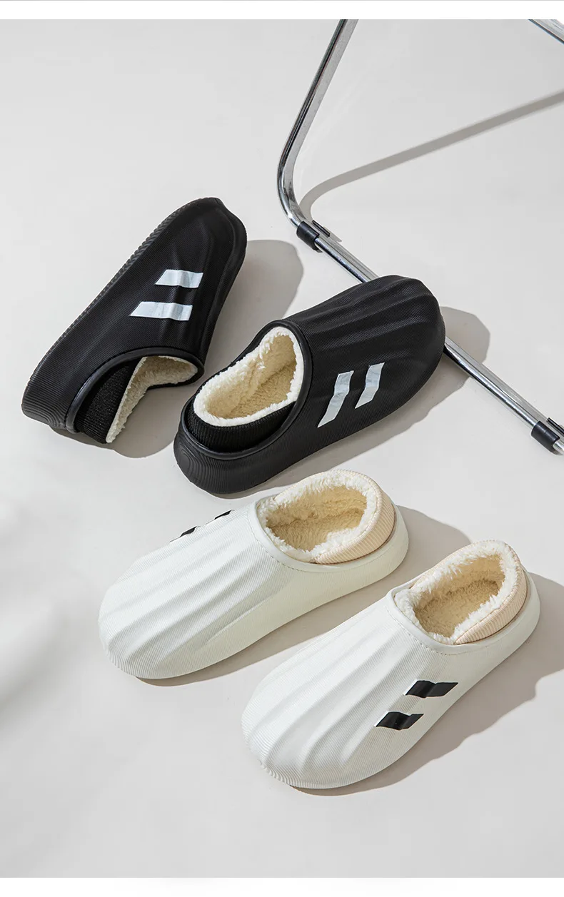 Unisex Waterproof Winter Sneaker Slippers - Non-Slip, Plush - true deals club