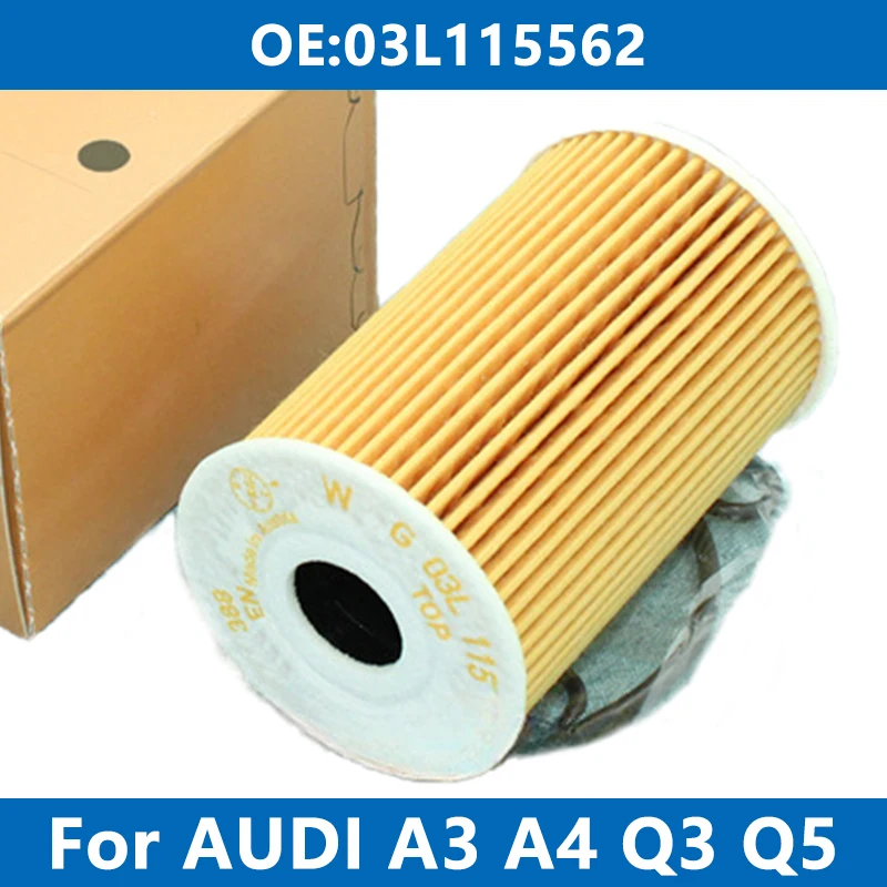 

Car Oil Filter Kit 03L115562 For AUDI A1 A3 Sportback A4 B8 Avant Allroad A5 A6 C7 Q3 Q5 TT 1.6 2.0TDI quattro Engine Oil Filter