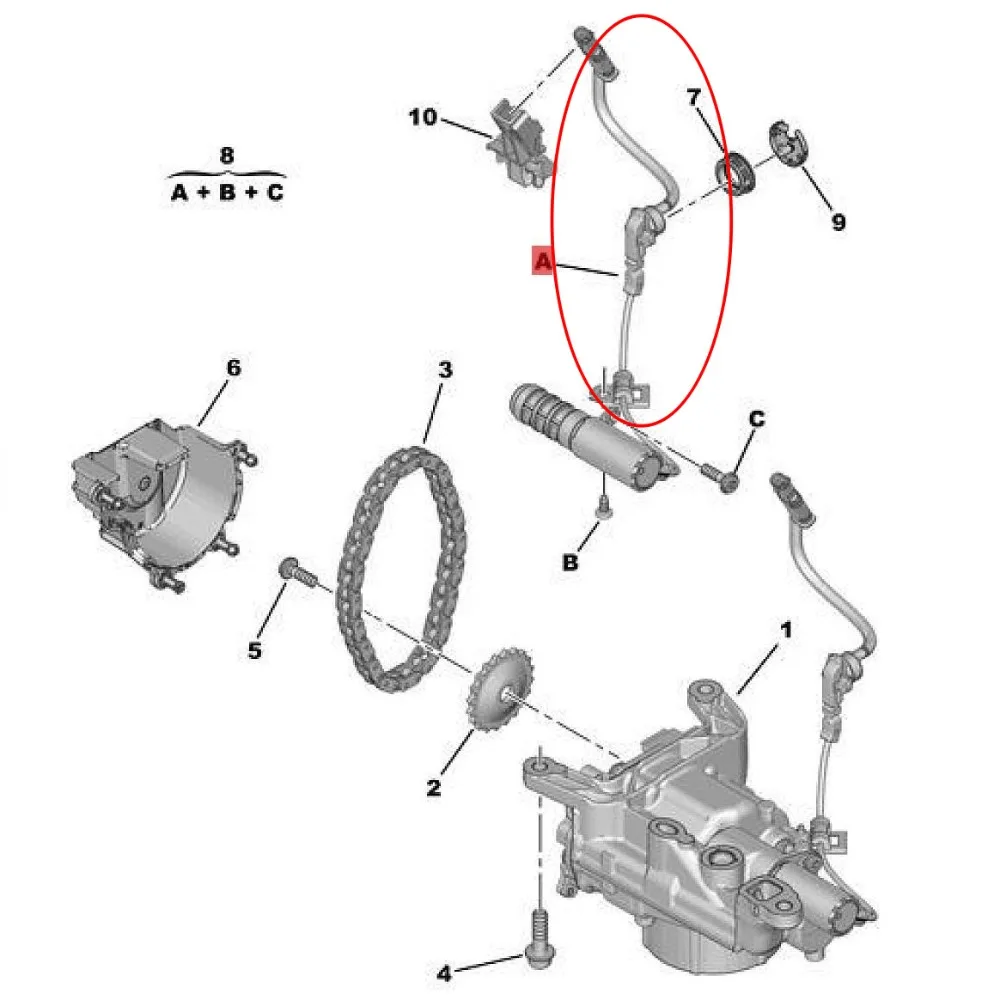 Válvula solenóide 037990/v764723880 para citroen c4 peugeot 207 208 308 508 bmw mini r55n r56n r57n