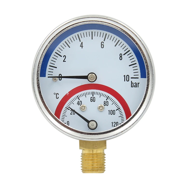 

Измеритель температуры для подогрева пола, 0-10 бар, 0-120 °C