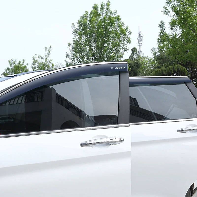 Window Visor For Geely Geometry C Car Accessories Rain Guard Deflector Windshield Rain Eyebrow Awning Trim
