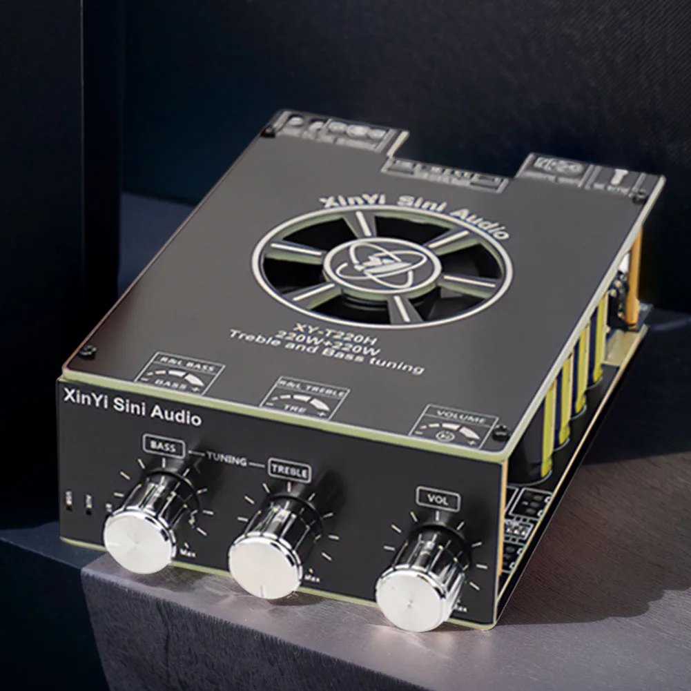 TPA3251 BT 5.2 220W x 2 오디오 앰프 보드 모듈, 스테레오 고음 및 저음 조정, 스테레오 디지털 파워 앰프 보드 모듈